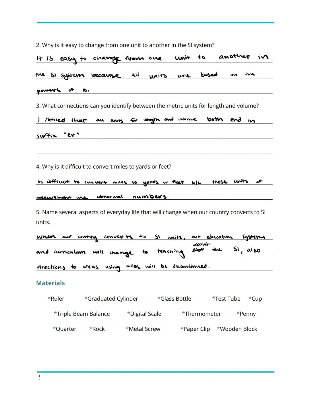 Biology Frosh
Making Metric Measurements
99.5
Introduction
The Metric System
In many biology investigations, precise measurements must be ma