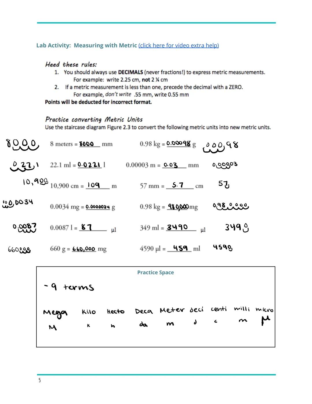 Biology Frosh
Making Metric Measurements
99.5
Introduction
The Metric System
In many biology investigations, precise measurements must be ma