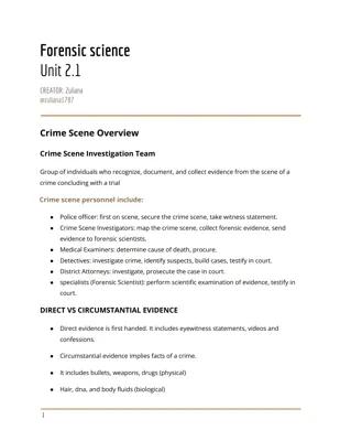 Know Forensics Unit 2.1 Notes thumbnail