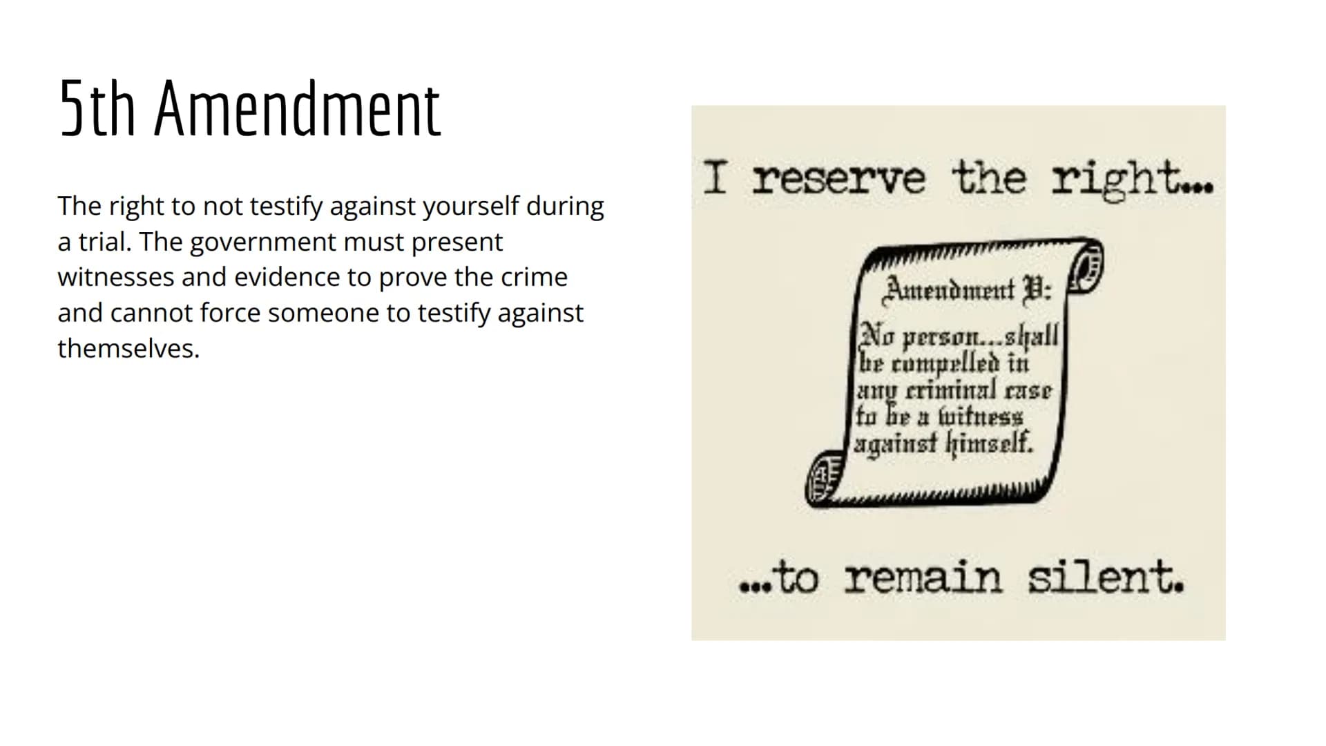 Bill of Rights
Project
Cecilya Guilbault 1st Amendment
Freedom of speech-
a right that supports the freedom of an
individual or a community 