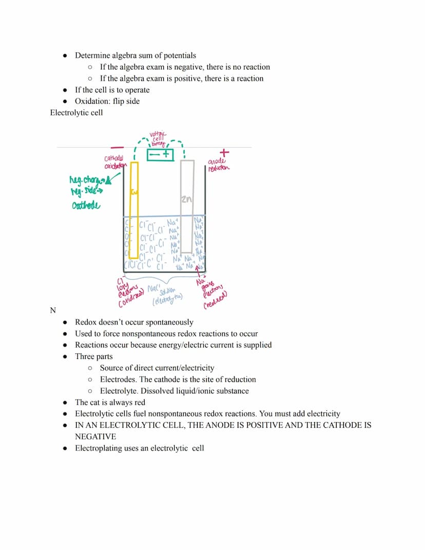 • OXIDATION
• REDUCTION
CHANGE IN Sx #.
RED. AGENT /OK AGENT
• HALF
REACTIONS
• IDENTIFY REDOY
· VOLTAIL CELL
ELECTROLYTIC CELL
Oxidation-Re