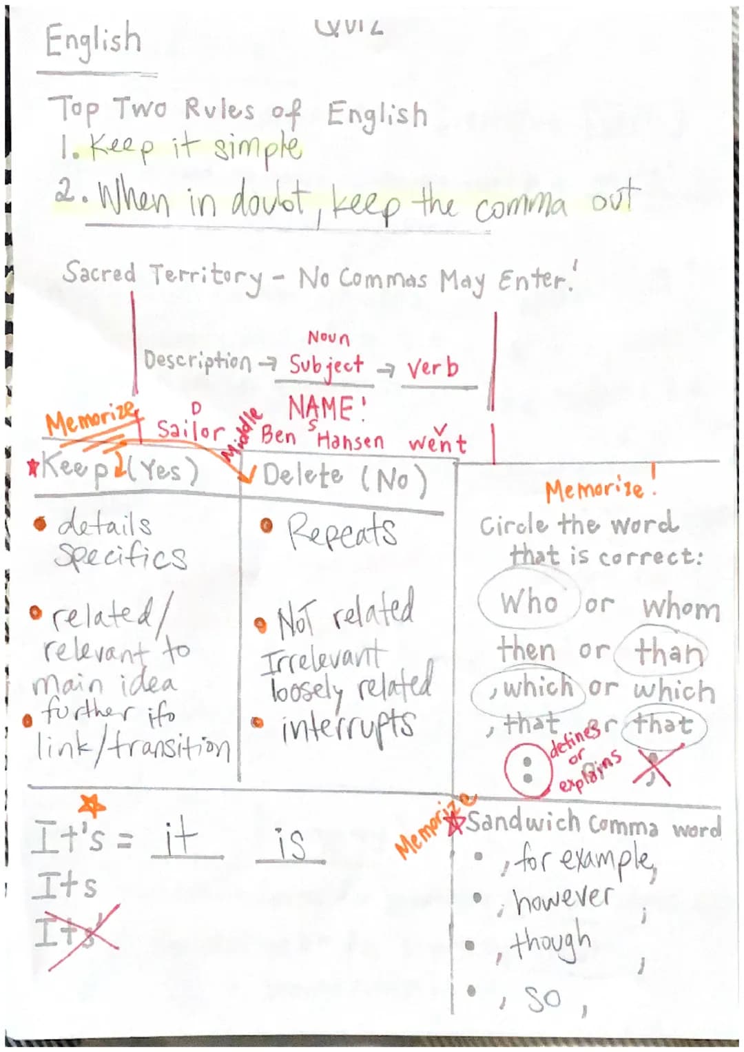 Fun Tips for Using Commas and Building Sentences