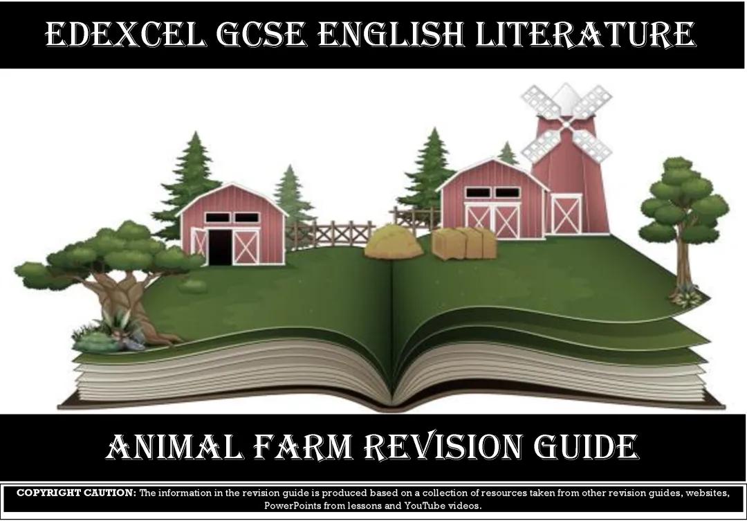 Animal Farm Revision Guide for Edexcel GCSE: Free PDF with Questions, Answers, and Tips