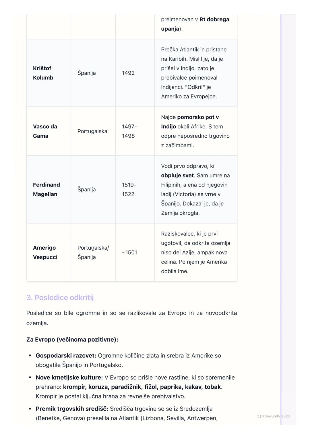 # Velika geografska odkritja in
kolonializem

Uvod v velika geografska odkritja

To obdobje (konec 15. in 16. stoletje) je ključno, ker so E