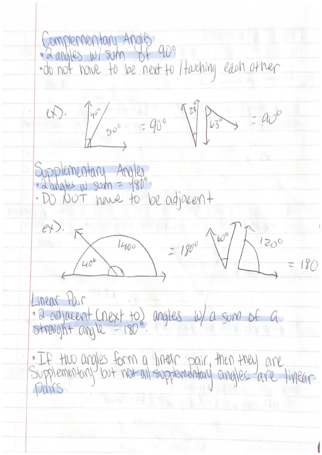 Lesson 2-01
ways to name an angle
Dvertex-use name of vertex
if it is not shared
ex). <B
2) Number /Letter - Single #
or letter inside the a