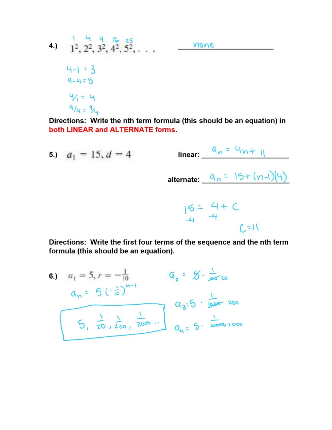 Pre-Cal HW 1-1 to 1-2
Friday, September 11, 2020 11:51 AM
Name: _Smruti
Pre-AP Precalculus
1-1 to 2-2 Completion Geo and Arith Assignment du