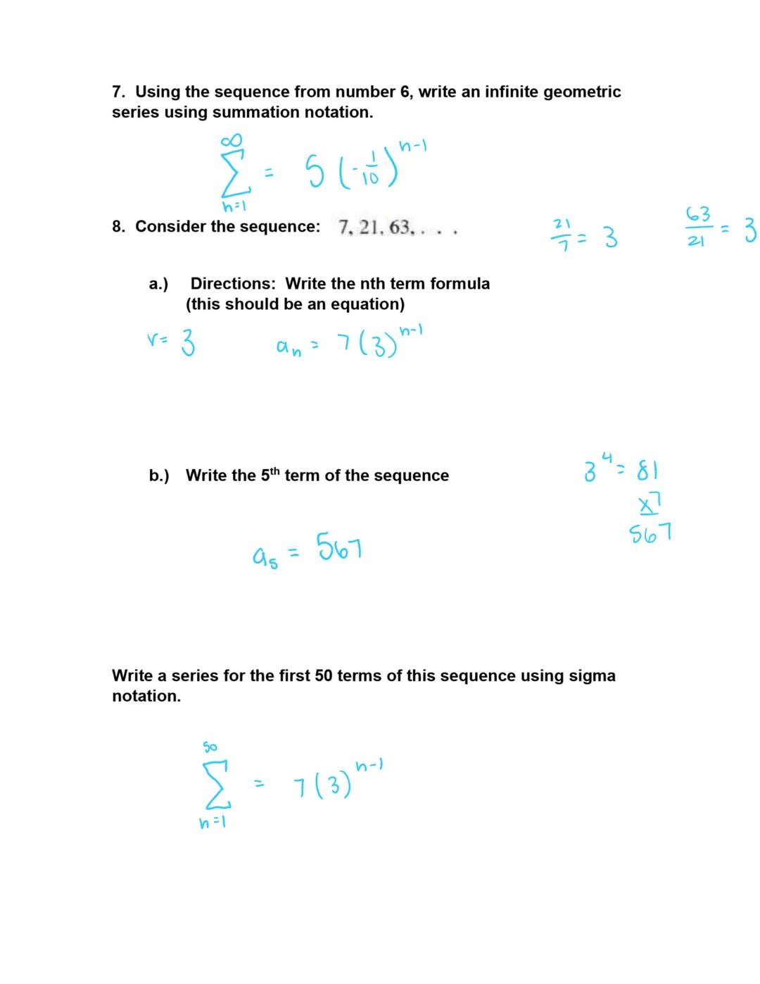 Pre-Cal HW 1-1 to 1-2
Friday, September 11, 2020 11:51 AM
Name: _Smruti
Pre-AP Precalculus
1-1 to 2-2 Completion Geo and Arith Assignment du