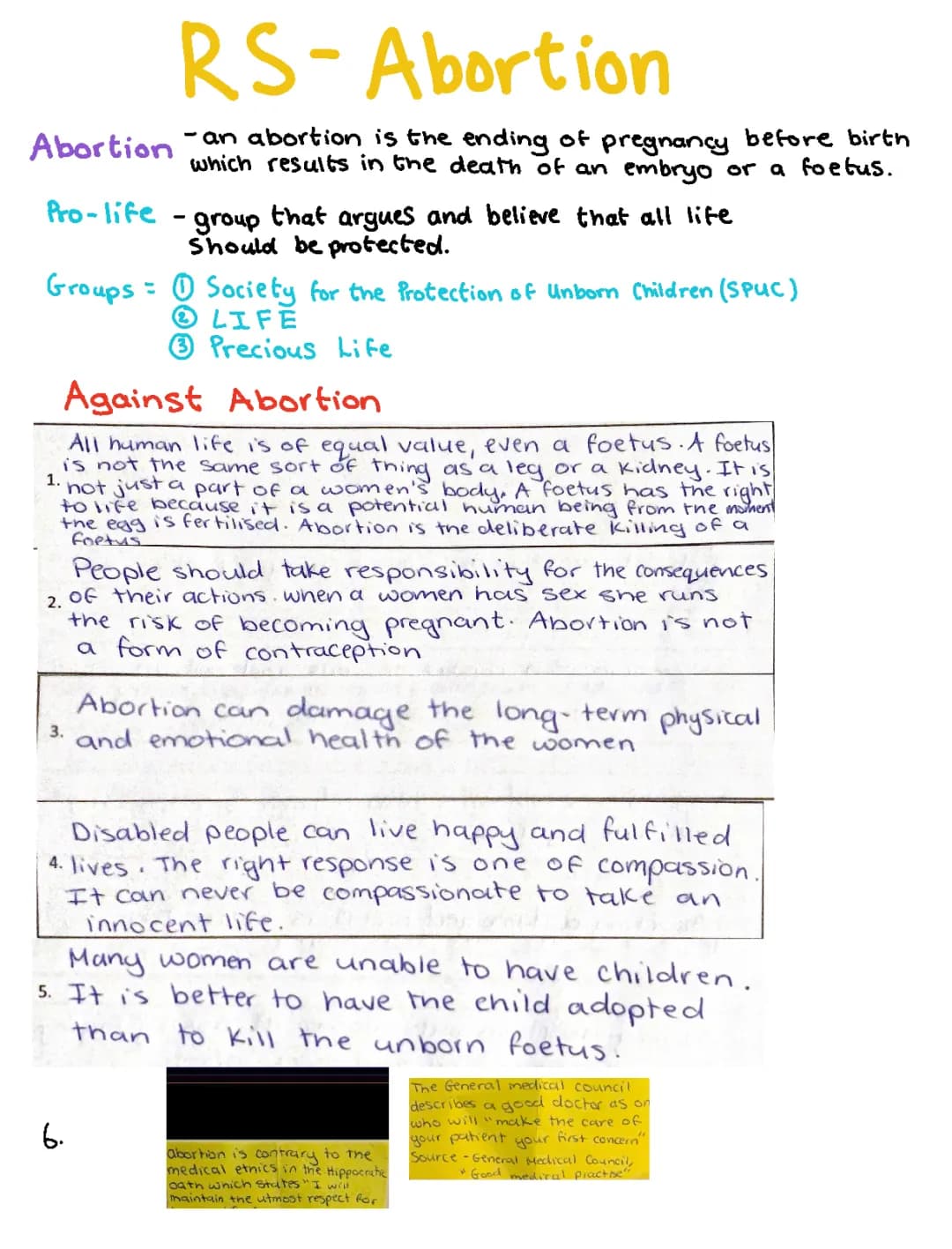 Pro-Life Views and Arguments Against Abortion