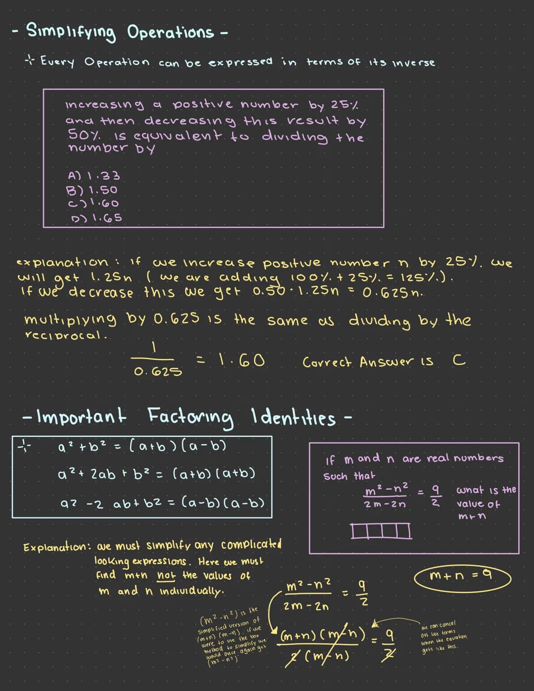 lesson 3: Simpliying Expression S
1
The law of Substitution -
-- if two things are equal, you can
always Substitute one for the other
ex: If