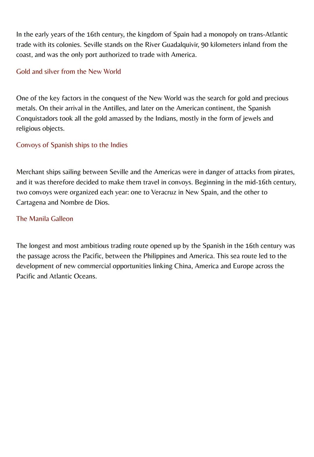 Spain and Portugal in the time period of
1450-1750
Spain and Portugal were the first European nations to establish trade empires spanning th