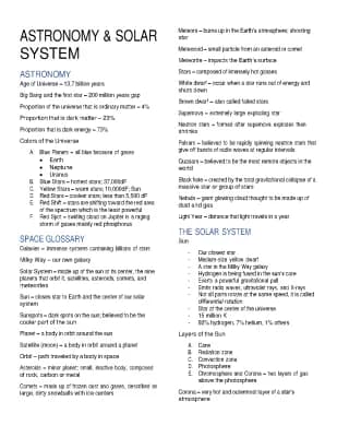 Know ASTRONOMY AND SOLAR SYSTEM thumbnail