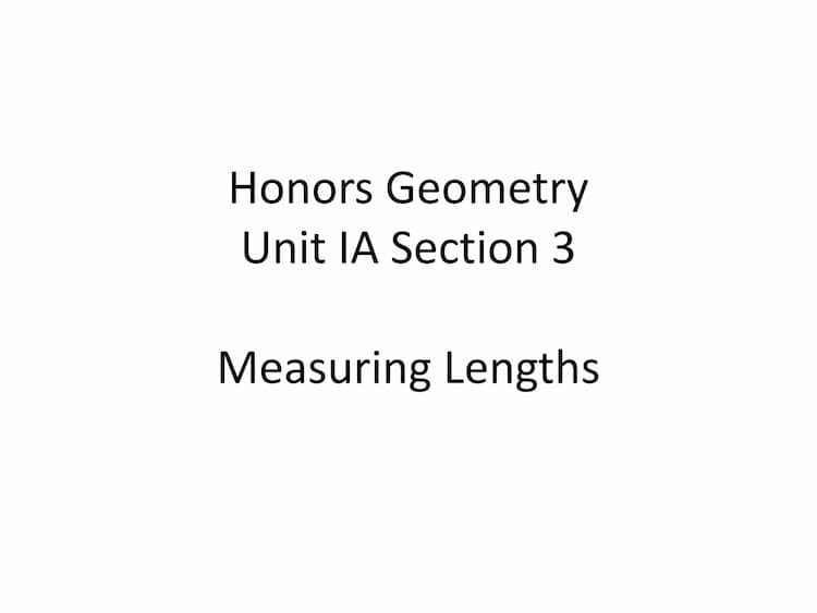 Know honors geometry unit 1A section 3 thumbnail