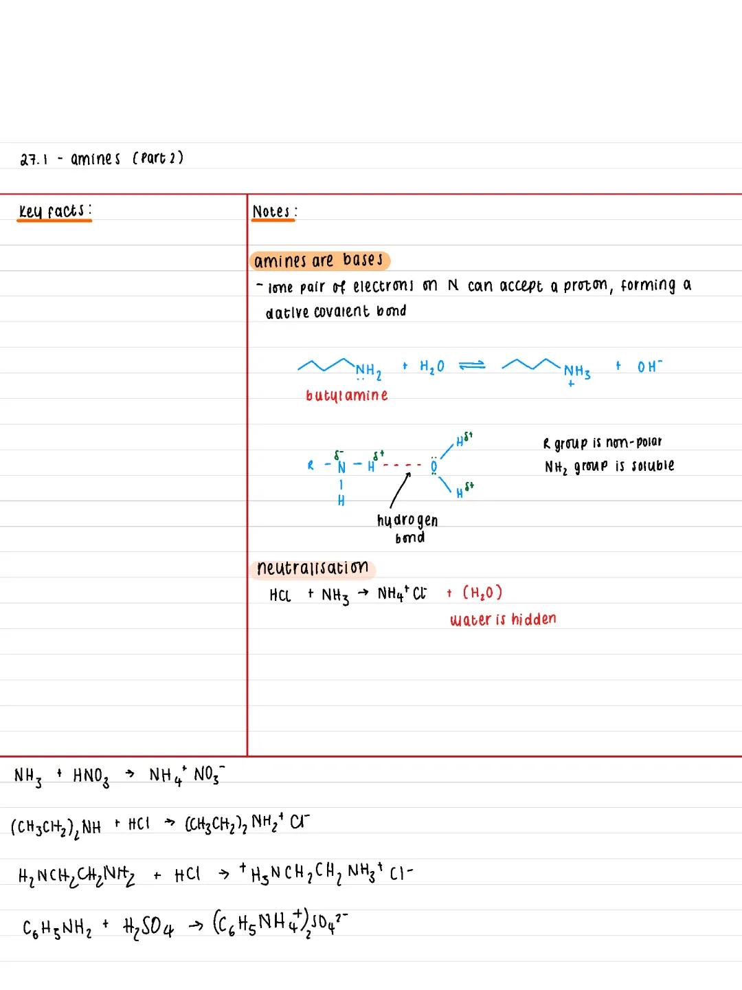 Chapter 27.1 (Part 2) - Amines