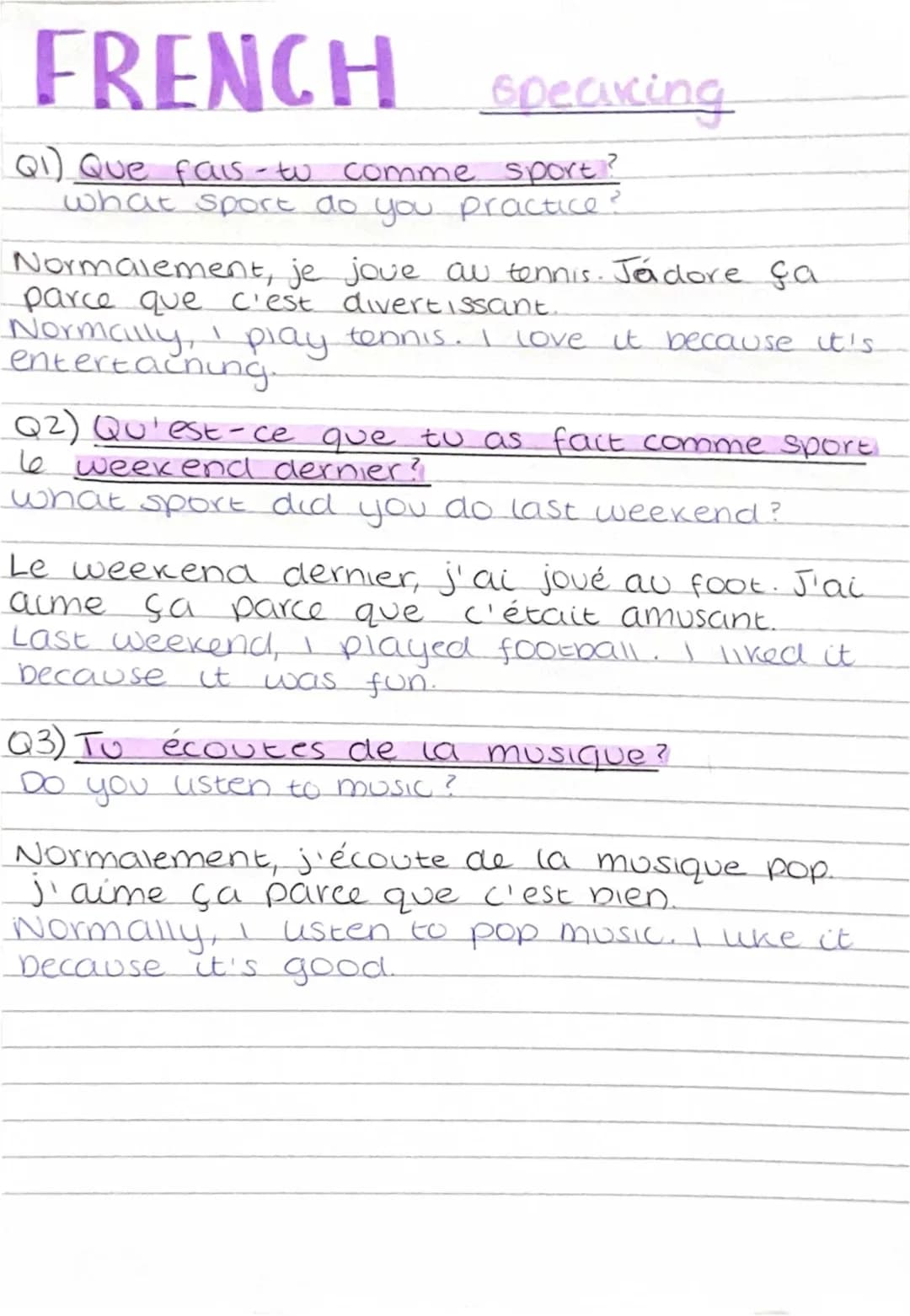 French Speaking Sports, Movies, and More: A Student's Guide