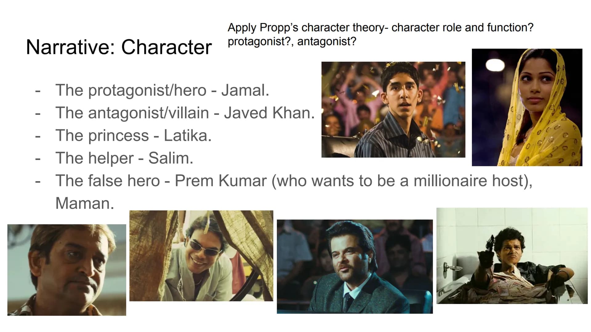 Slumdog Millionaire
Fact-File by Remy Director, release date, awards, screenwriter, based on?, casting?,
ATTURS (TNJ
tbs
U
Production Contex