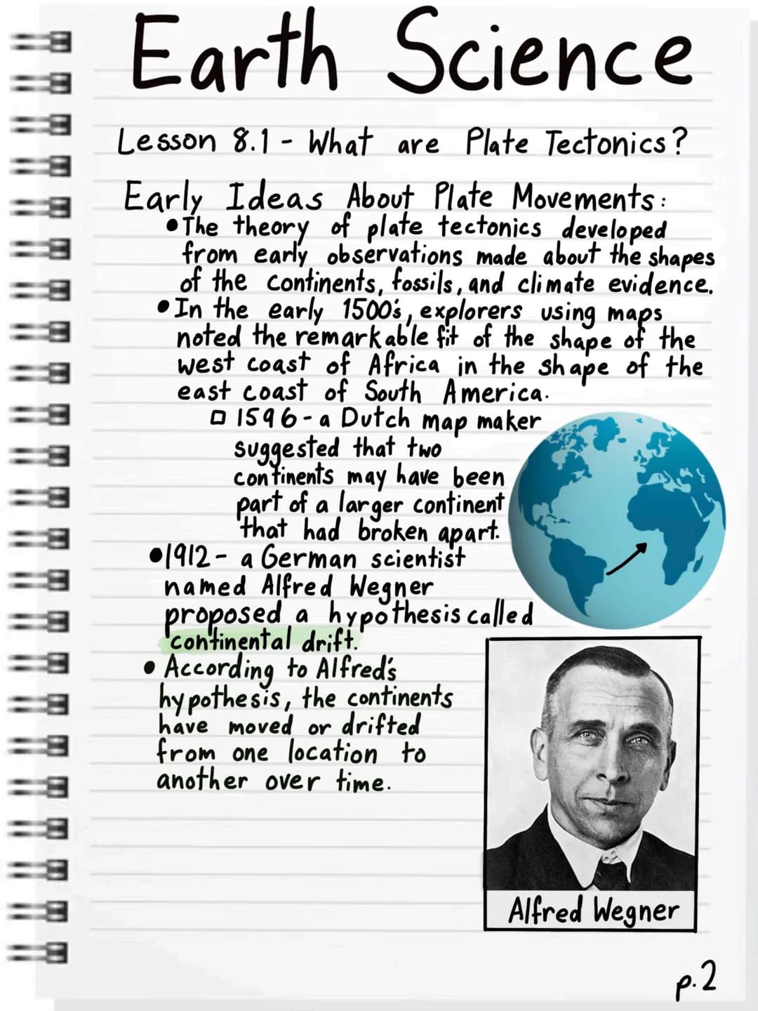 
<p>The theory of plate tectonics is a concept that explains the movement, formation, and interactions of Earth's lithospheric plates. These
