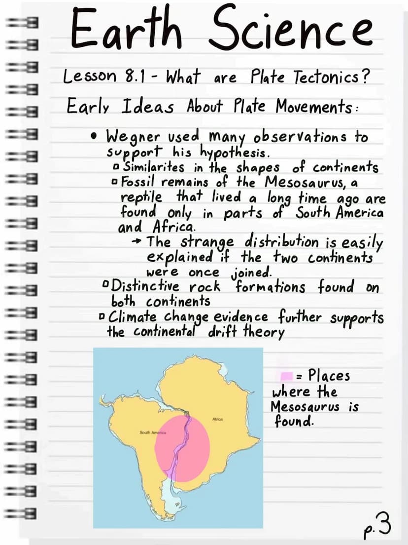 
<p>The theory of plate tectonics is a concept that explains the movement, formation, and interactions of Earth's lithospheric plates. These