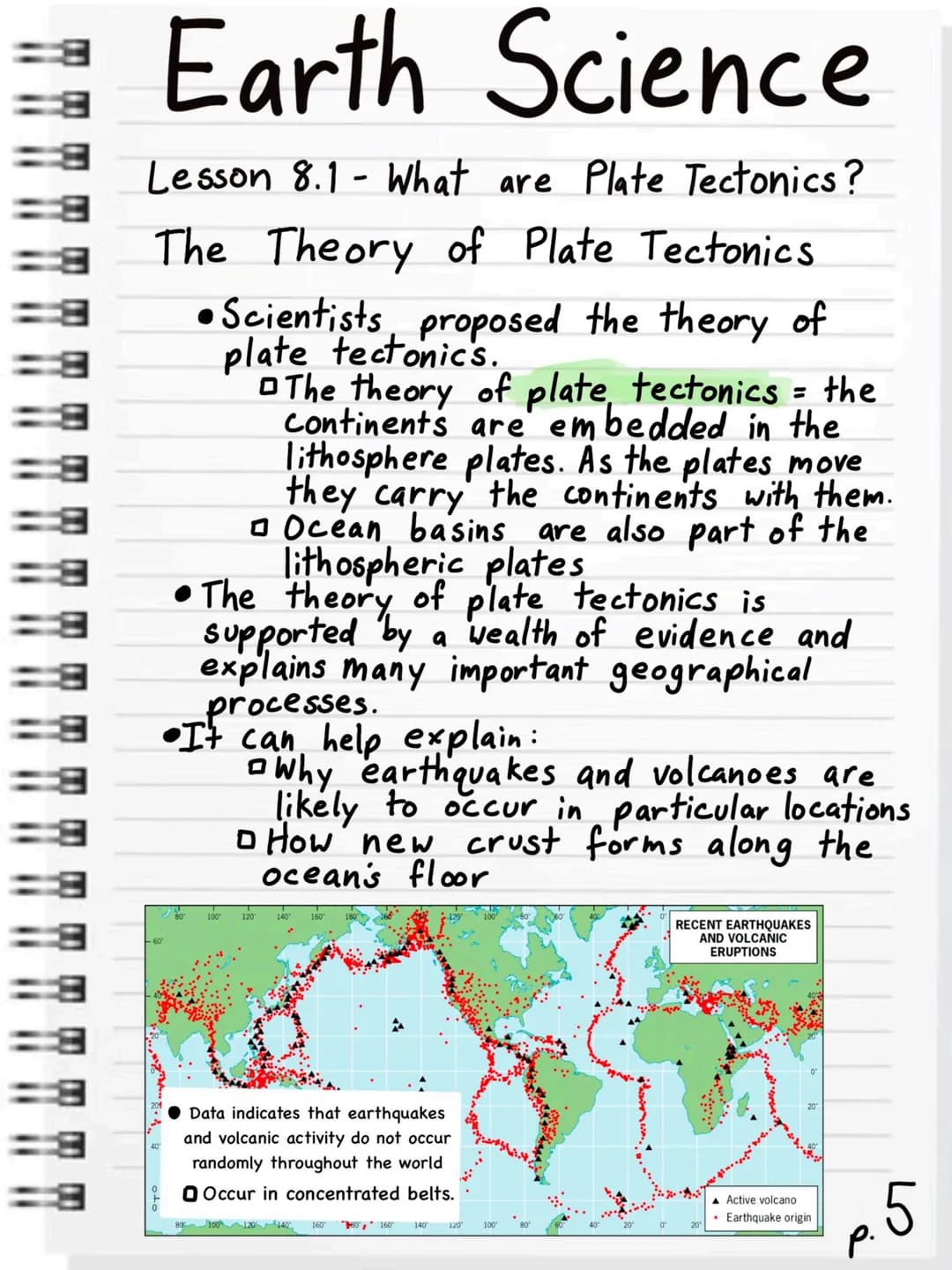 
<p>The theory of plate tectonics is a concept that explains the movement, formation, and interactions of Earth's lithospheric plates. These
