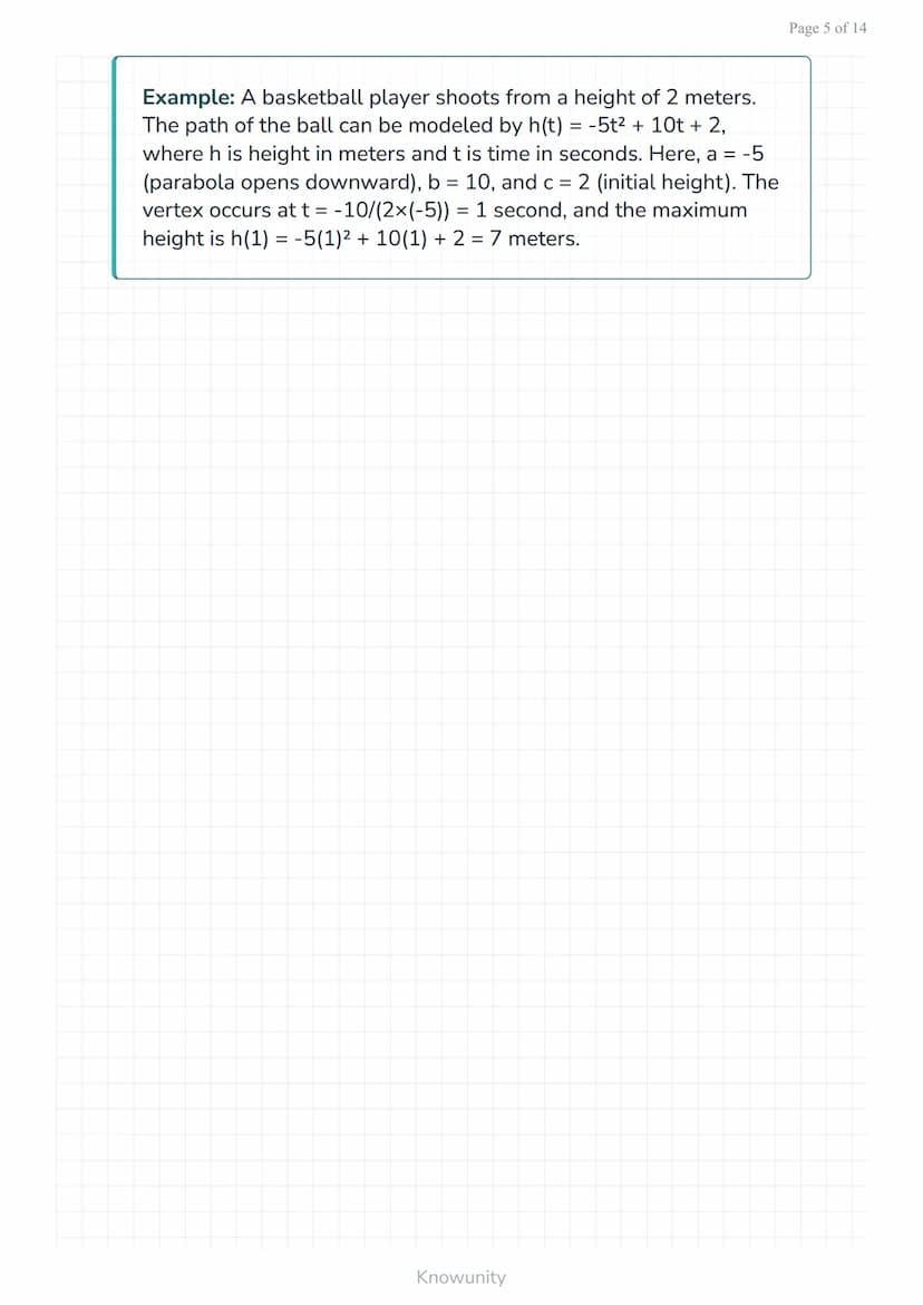 Quadratic equations and functions: Forms and properties
Master the three forms of quadratic equations and
their key properties
What you will