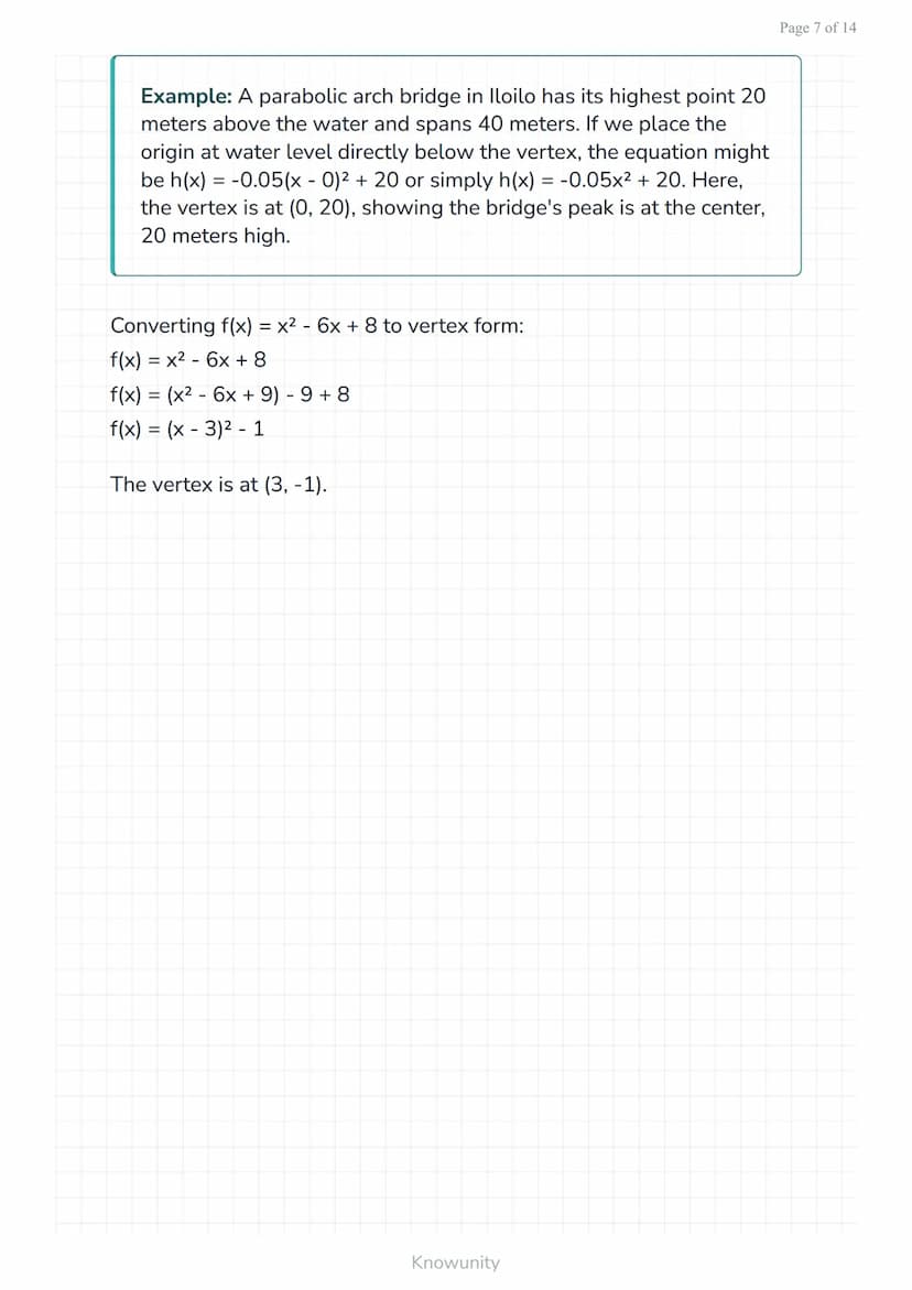 Quadratic equations and functions: Forms and properties
Master the three forms of quadratic equations and
their key properties
What you will