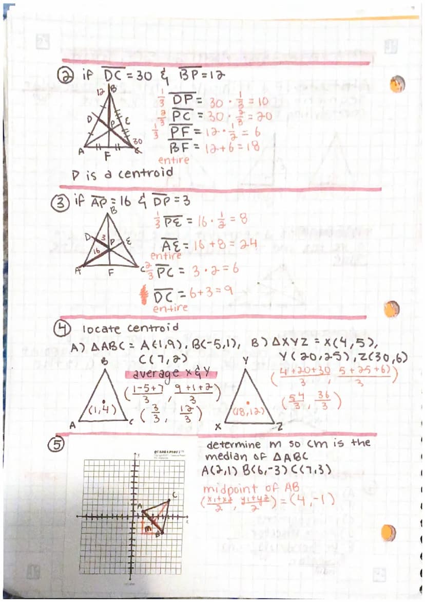 0
UN
3.6 medians, Altitude, & Centroid
Altitude of a triangle is the perpendicular
segment from a vertex to the line
containing the opposite