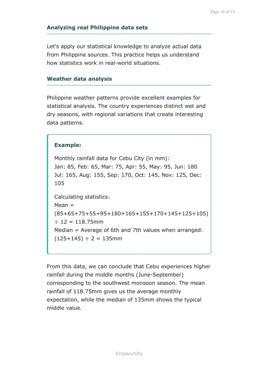 Statistics and Probability: Analyzing Philippine Data
Learn to analyze real Philippine data using
statistics and probability
What you will l