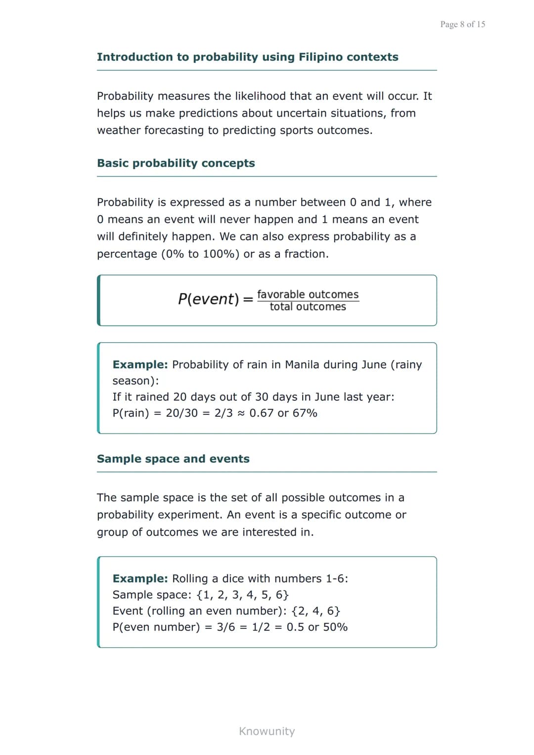 Statistics and Probability: Analyzing Philippine Data
Learn to analyze real Philippine data using
statistics and probability
What you will l