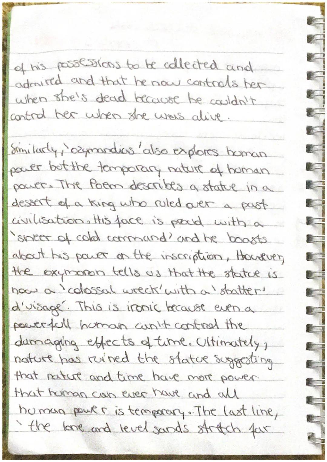 Colourbook
my
last duchess and
Ozymandias
Both poems 'azymandias' and ` my
last Duchess
explore the theme of the power of humans. In
the poe