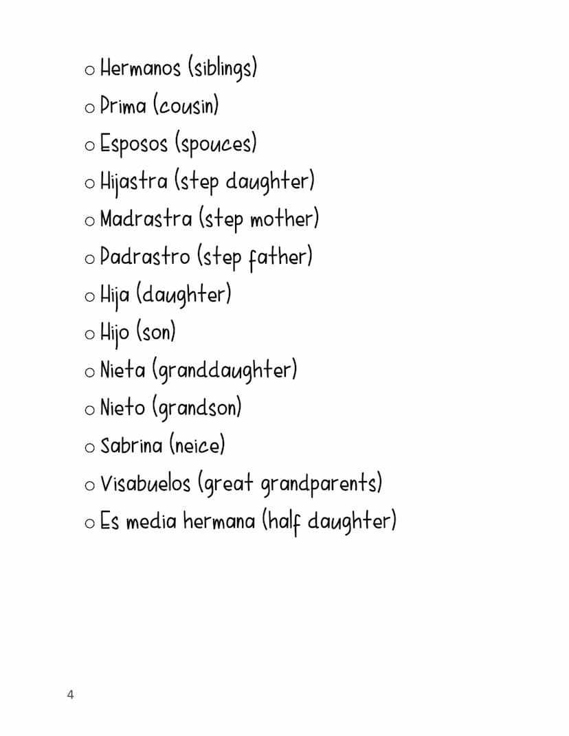 <h2 id="descriptivespanishwordsforfamilymembers">Descriptive Spanish Words for Family Members</h2>
<h3 id="physicaldescriptivewords">Physica