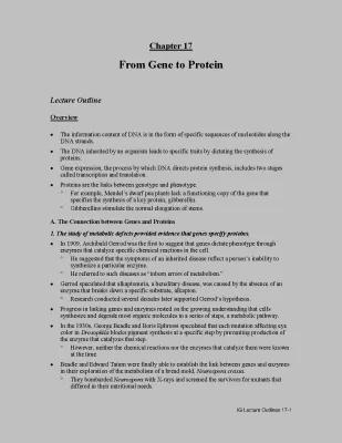 Know From Gene to Protein thumbnail