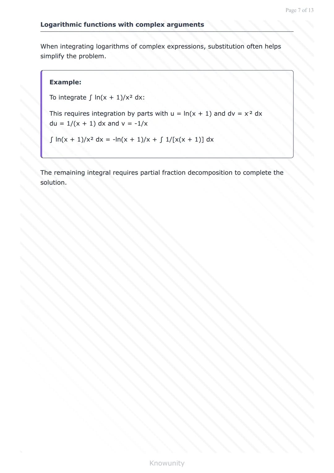 Integration of Exponential and Logarithmic Functions
Master integration techniques for exponential and
logarithmic functions
What you will l