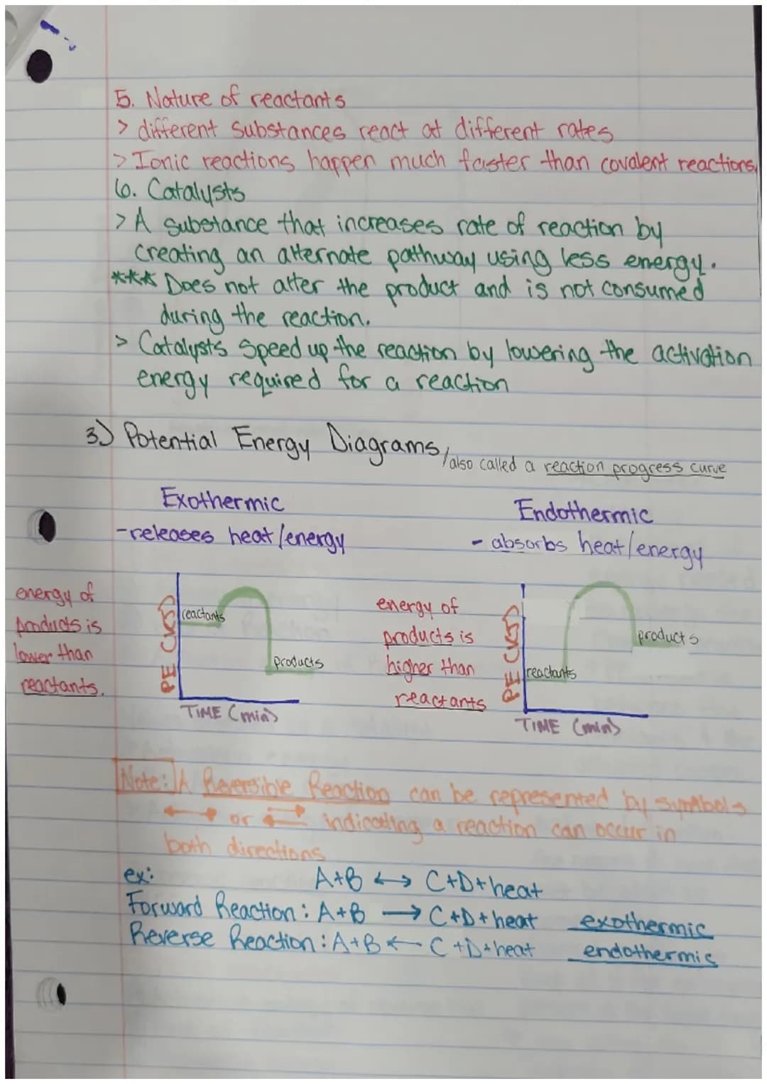 Chem Review Sheet: Kinetics, Thermodynamics, & Equilibrium M.M.
Collision Theory
For a reaction to take place, reactants must collide proper