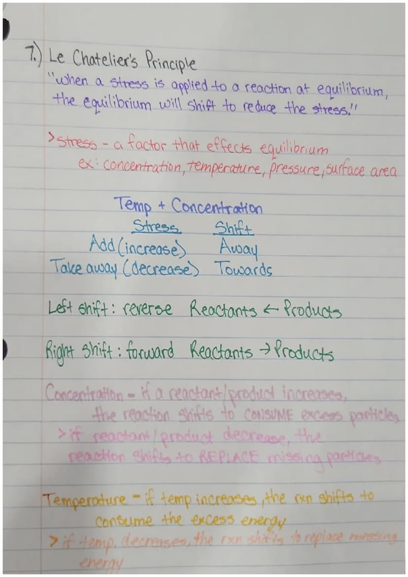 Chem Review Sheet: Kinetics, Thermodynamics, & Equilibrium M.M.
Collision Theory
For a reaction to take place, reactants must collide proper