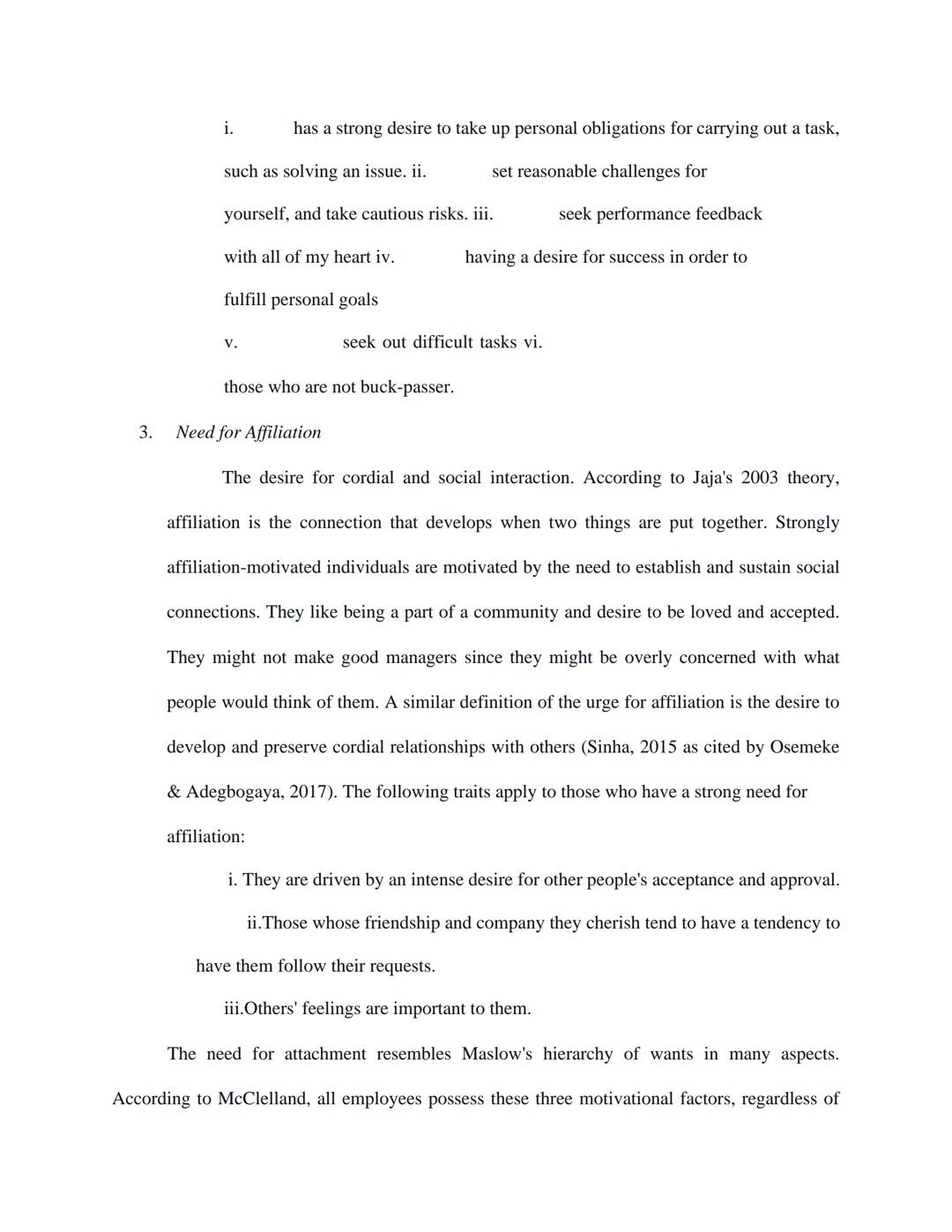 I.
INTRODUCTION
According to Nader (2019), two factors affect an individual's performance: the type of
existing leadership and personal moti