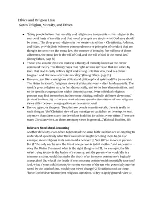 Know Ethics notes  thumbnail