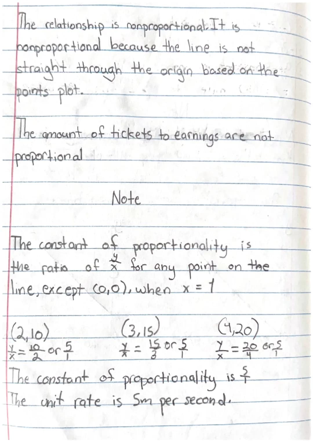 Proportional Relationships & Constant of Proportionality for 7th Grade with Examples