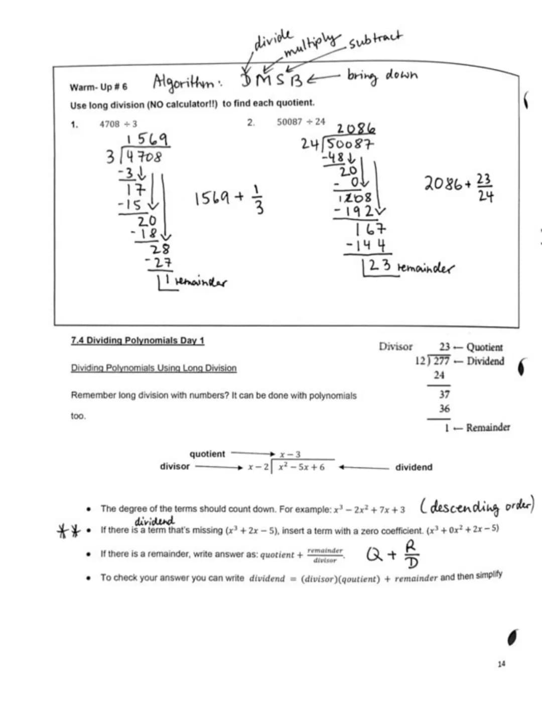 Polynomials