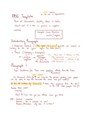 Know APWH: DBQ, SAQ, LEQ Template thumbnail