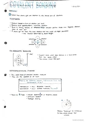 Know Chemical bonding- wjec AS level chemistry thumbnail