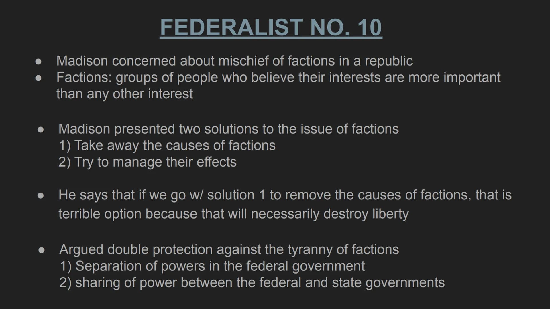 AP US GOVERNMENT AND
POLITICS UNIT 1 SUMMARY
REVIEW NATURAL RIGHTS
Rights people possess by natural law apart from a government
POPULAR SOVE