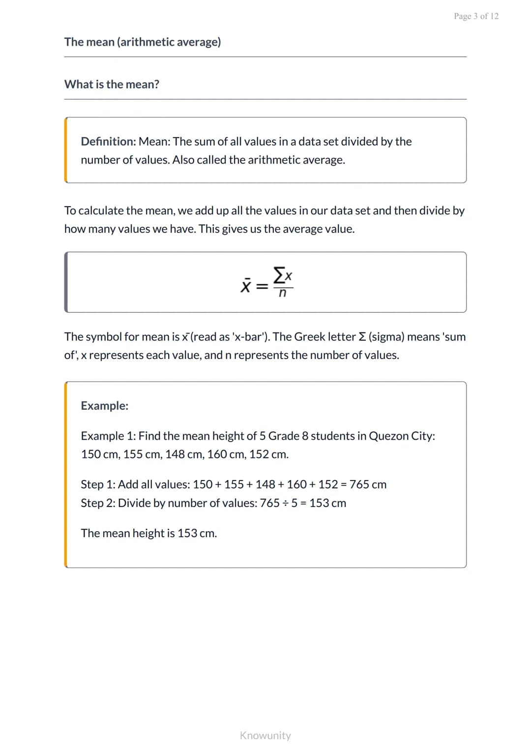 Measures of central tendency: Mean, median, and mode
Learn to calculate and interpret mean, median, and mode
in data sets
What you will lear