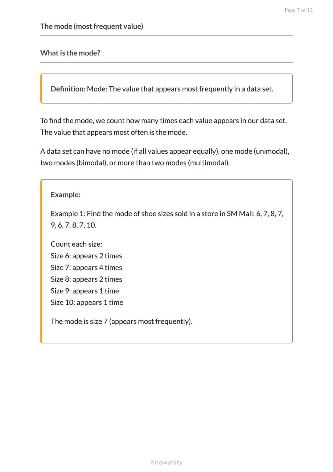 Measures of central tendency: Mean, median, and mode
Learn to calculate and interpret mean, median, and mode
in data sets
What you will lear