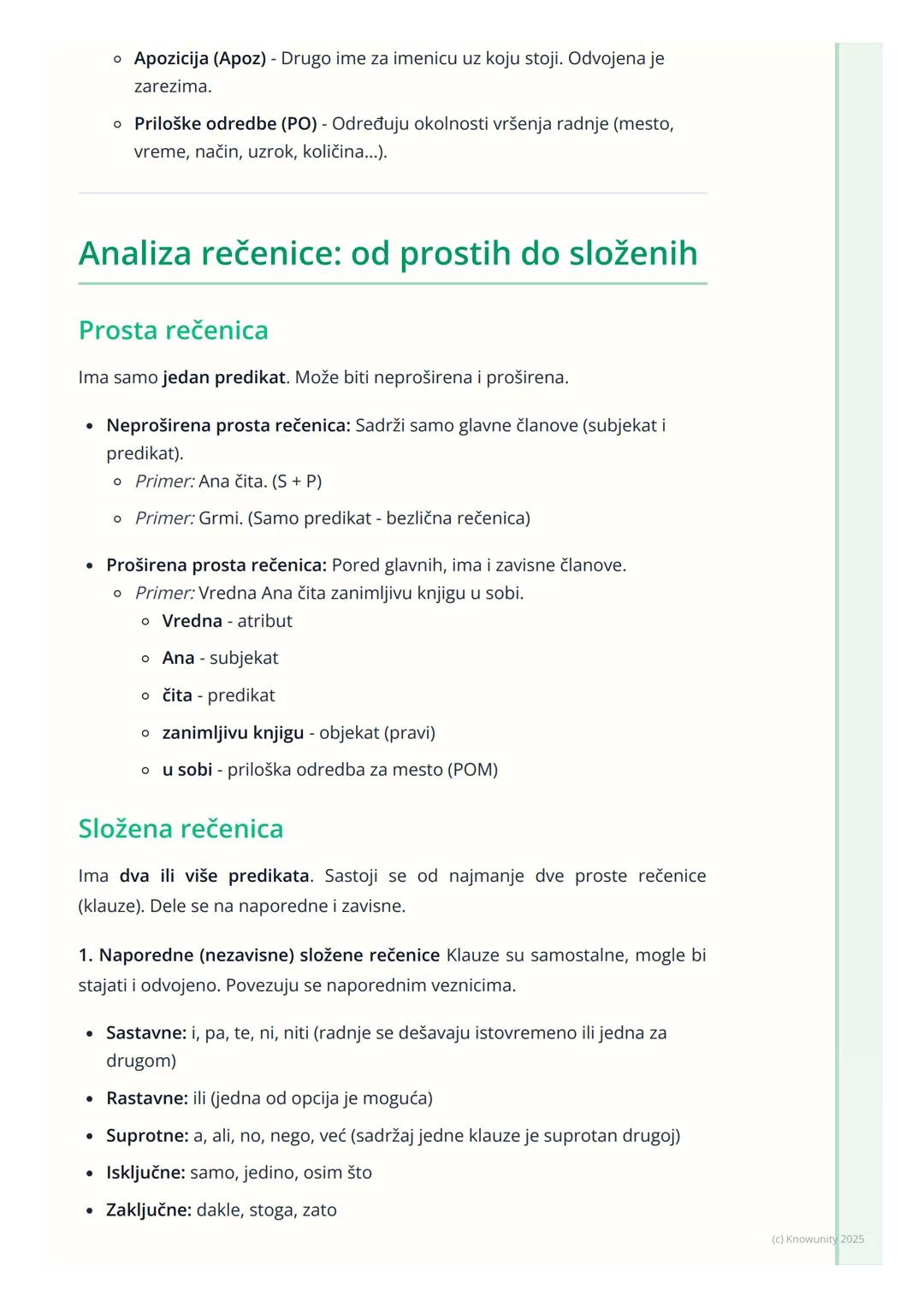 # Sintaksa (Nauka o rečenici)

Uvod u sintaksu

Sintaksa je deo gramatike koji proučava rečenicu. Bavi se time kako se reči
povezuju u veće 