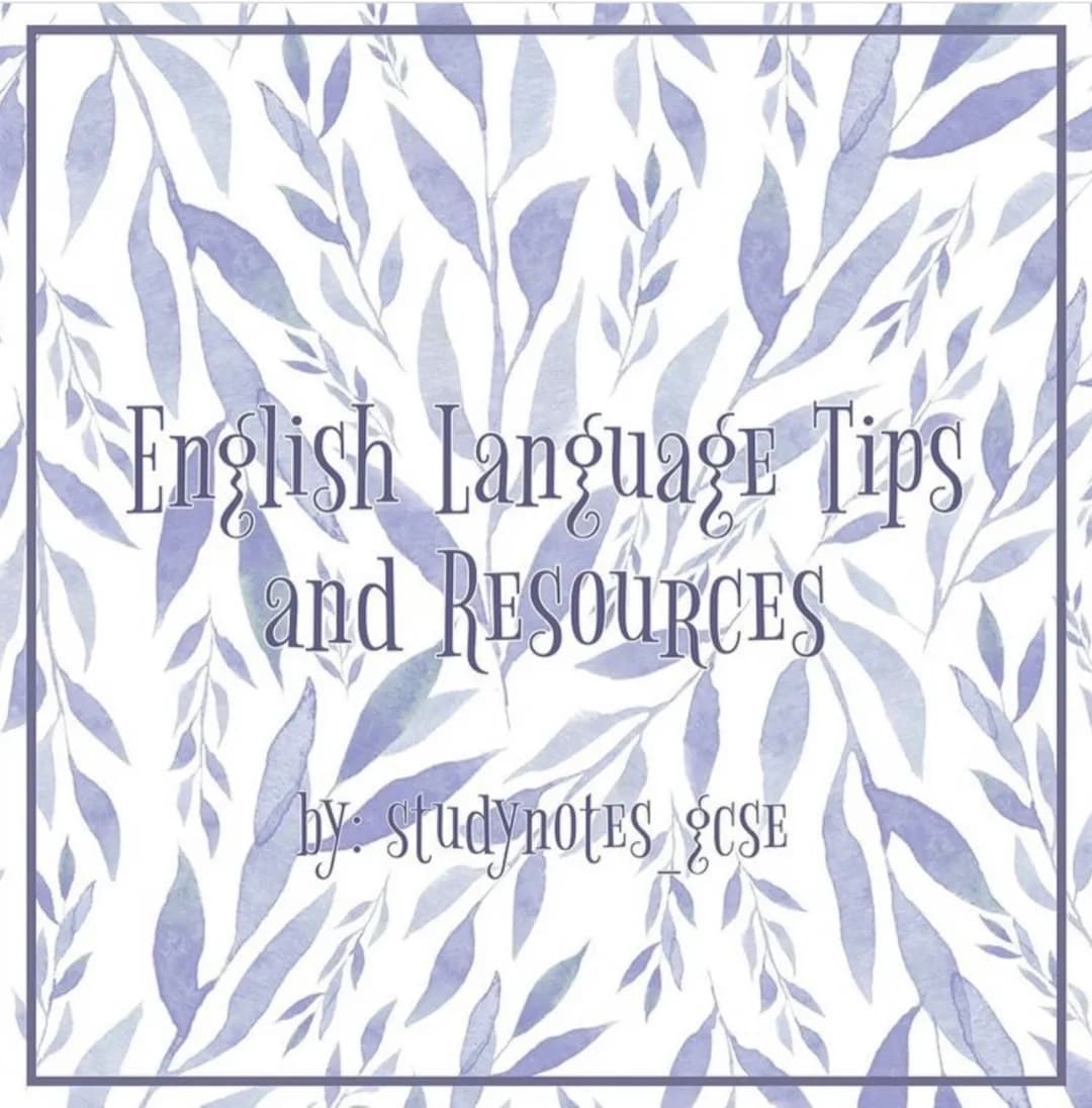 English Language Tips and Resources 