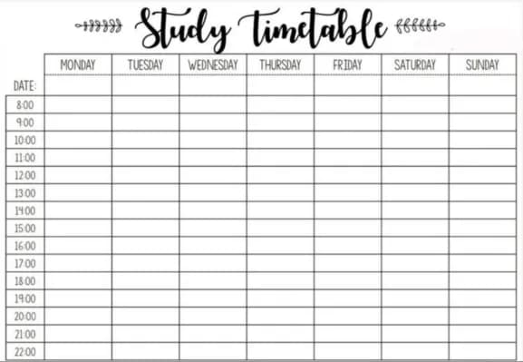 Know Revision Timetable Template! thumbnail