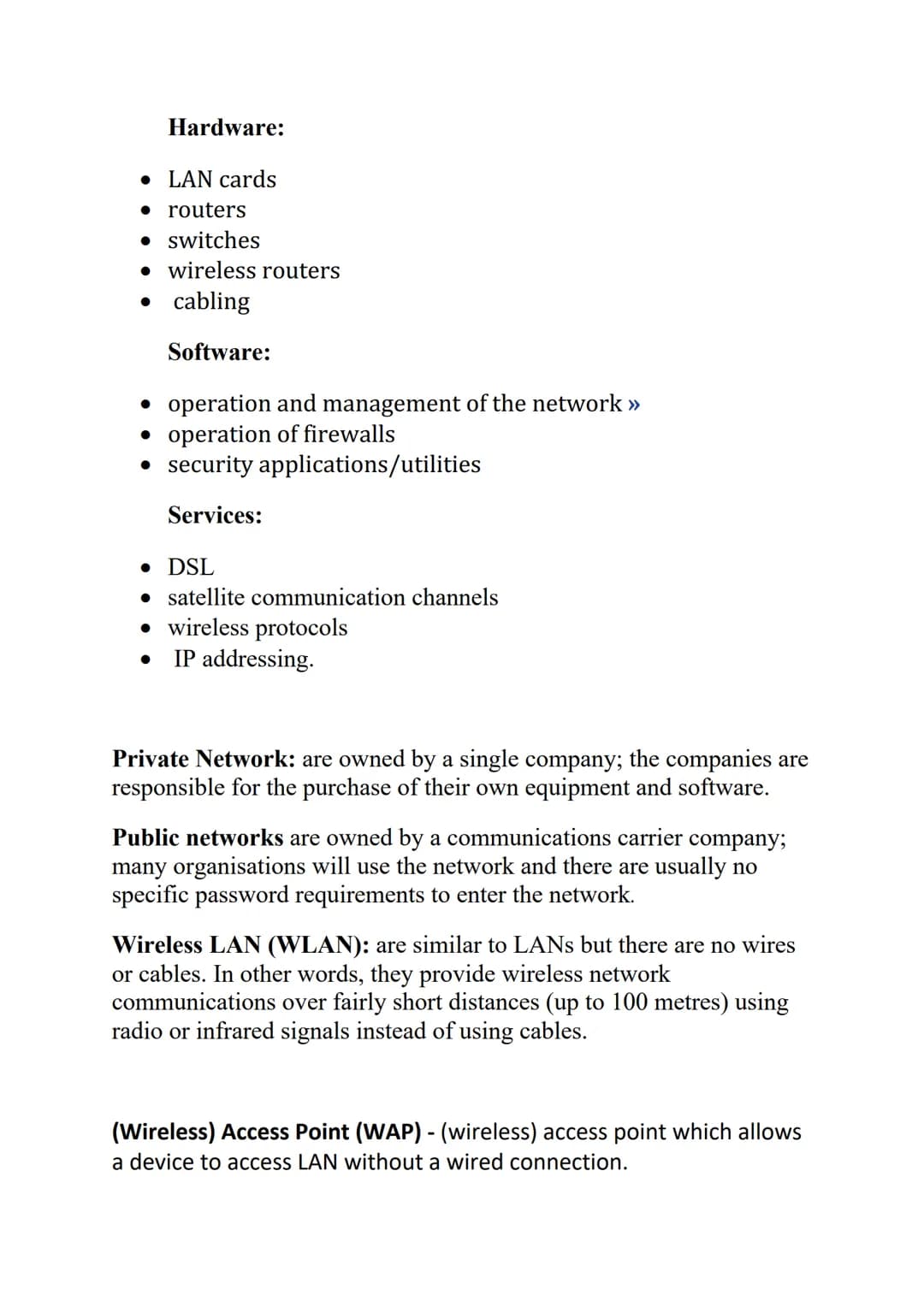 CHAPTER 2: Communication and networking technologies
ARPAnet - Advanced Research Projects Agency Network, one of the
earliest forms of netwo