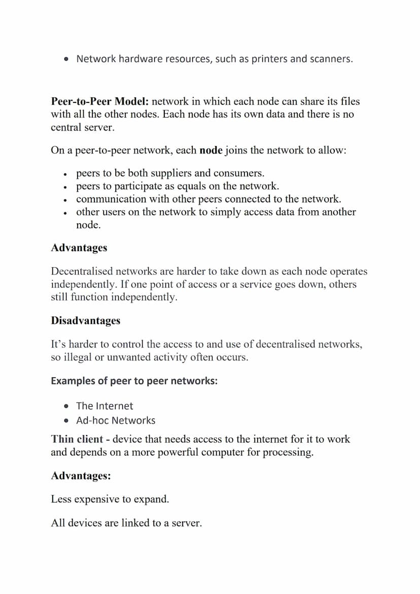 CHAPTER 2: Communication and networking technologies
ARPAnet - Advanced Research Projects Agency Network, one of the
earliest forms of netwo