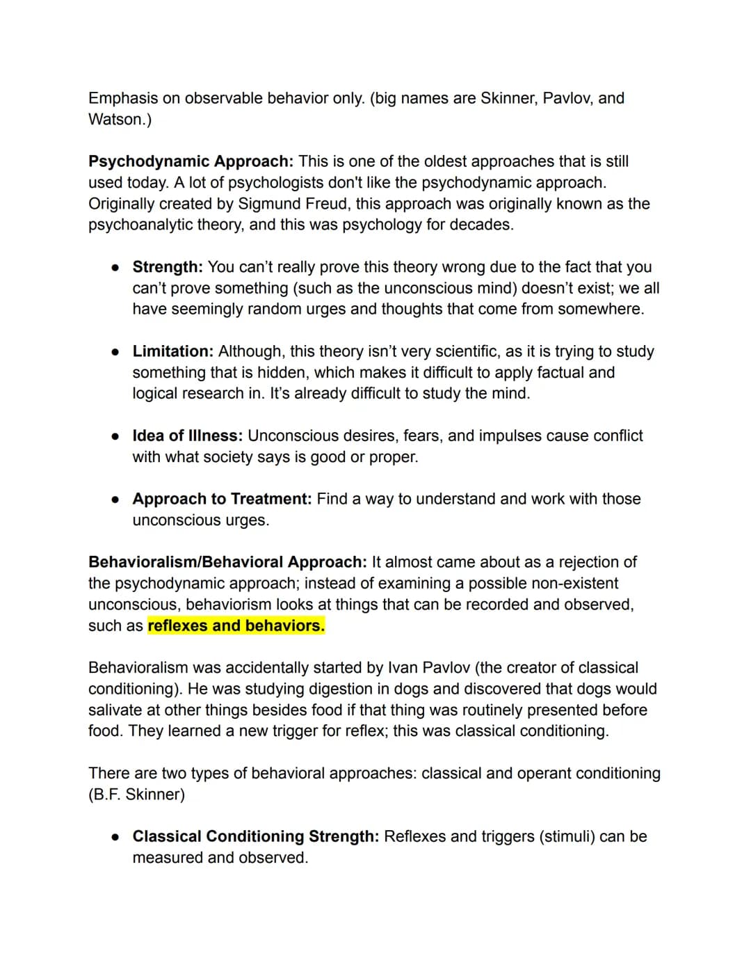 UNIT 1: PSYCH TERMINOLOGY
Psychology: The scientific study of behavior and mental processes.
Types of Psych Research:
Experimental: Experime