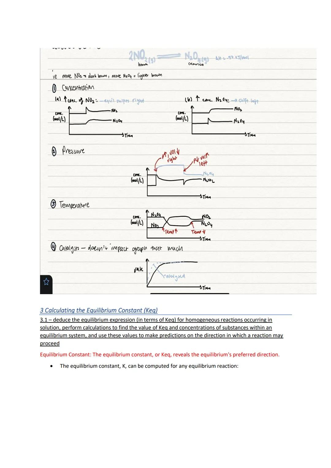  Module 5: Equilibrium and
Acid Reactions
1. Static and Dynamic Equilibrium
1.1 conduct practical investigations to analyse the reversibilit