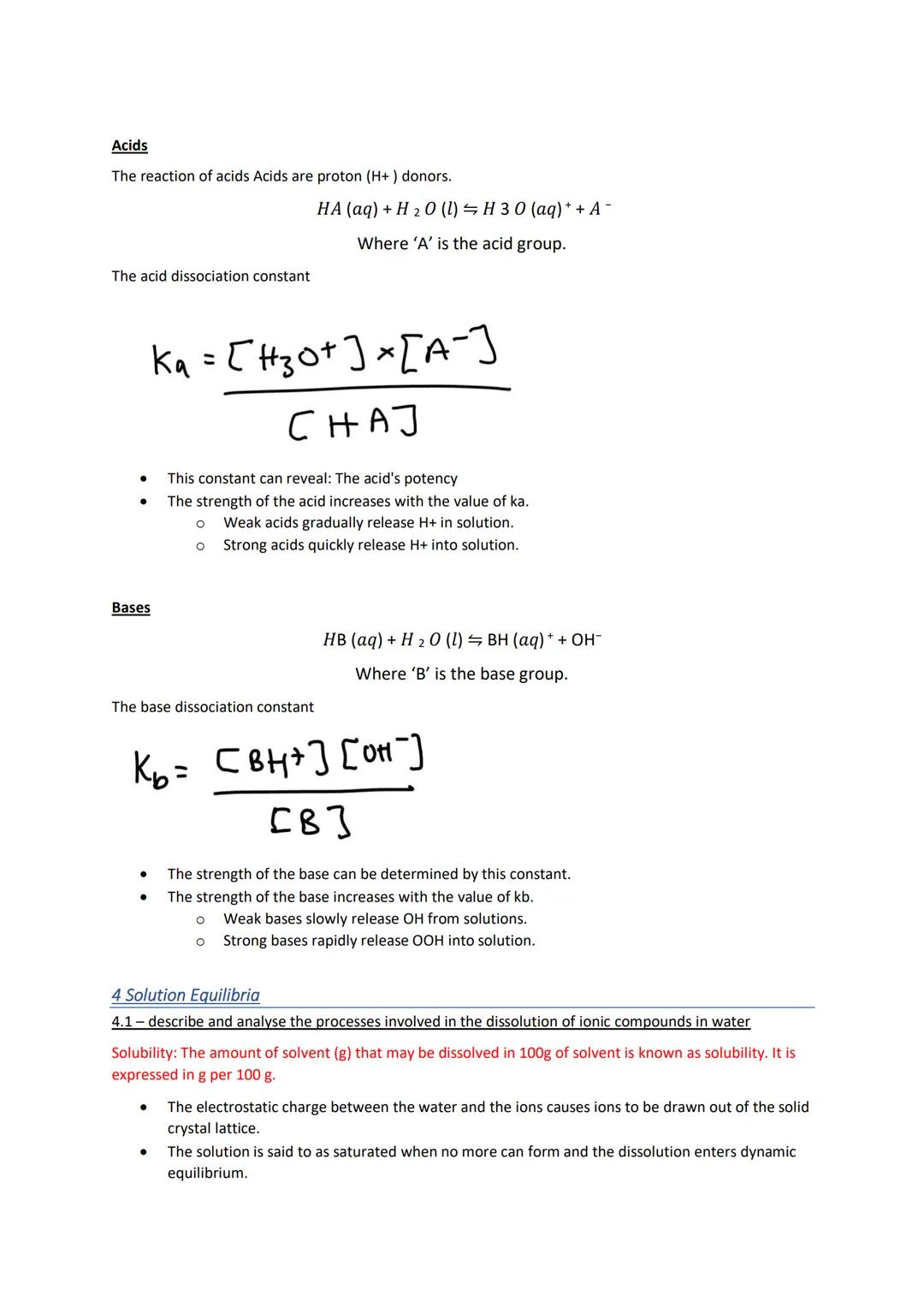  Module 5: Equilibrium and
Acid Reactions
1. Static and Dynamic Equilibrium
1.1 conduct practical investigations to analyse the reversibilit